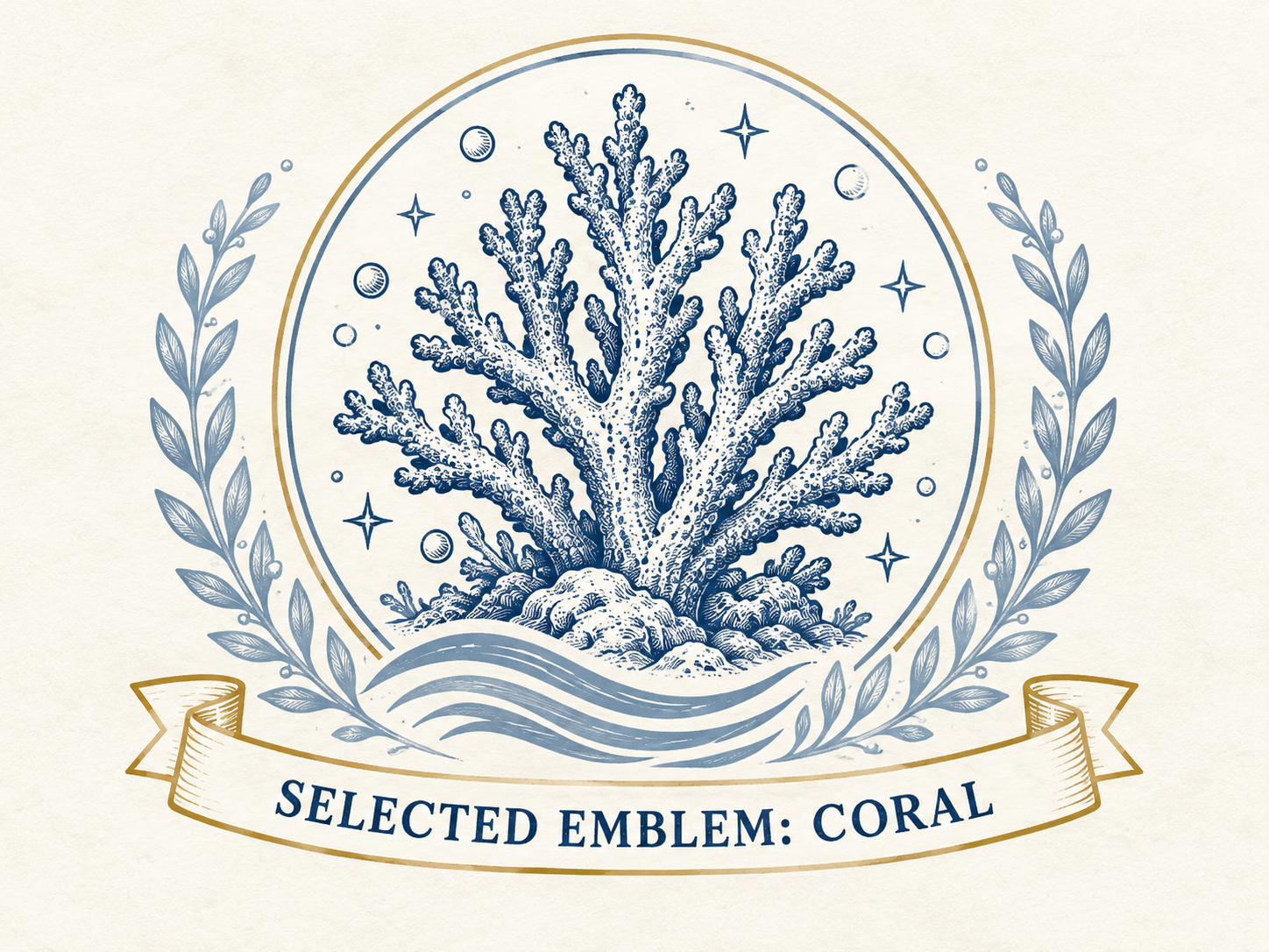 Coral emblem
