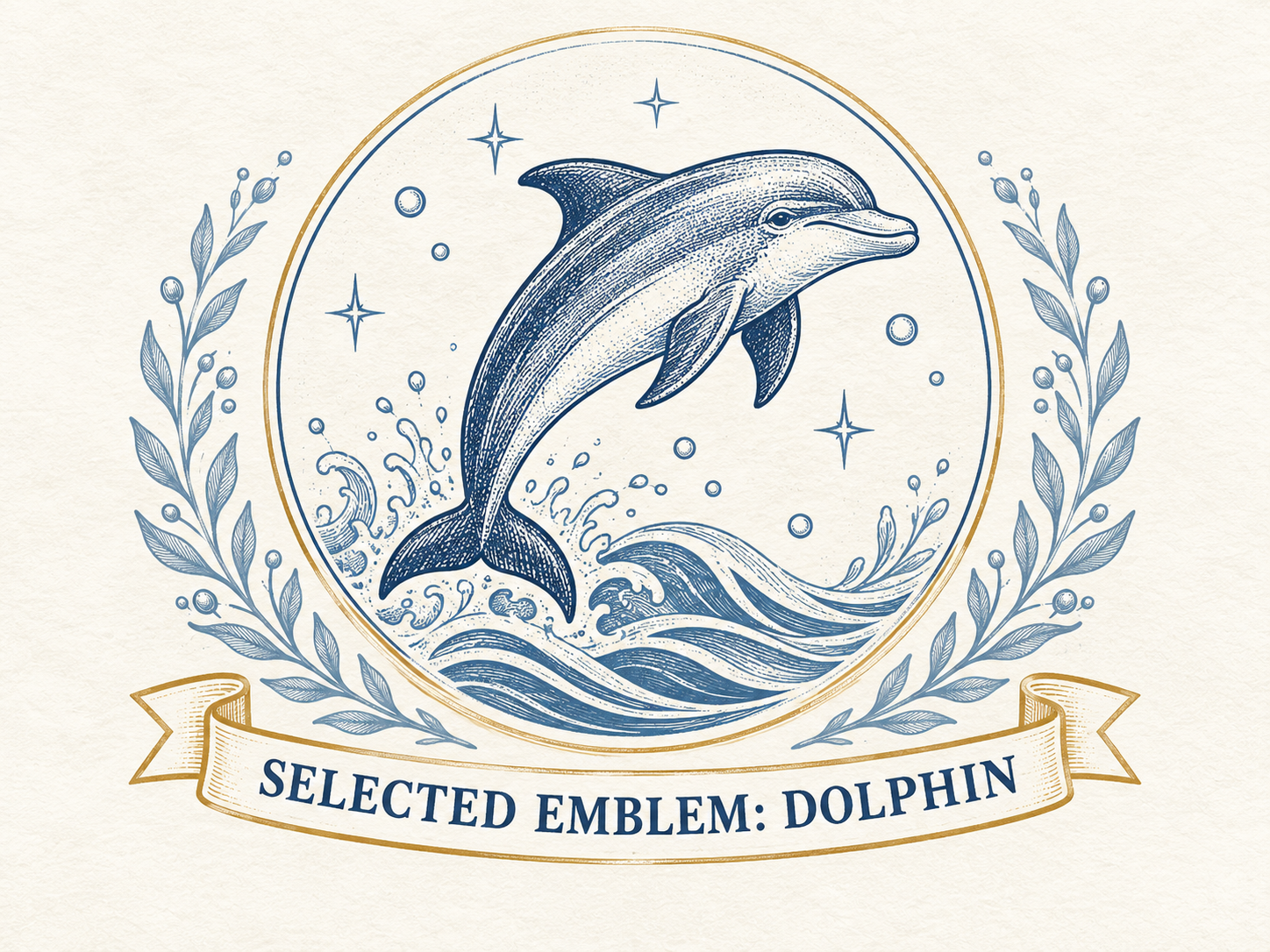 Dolphin emblem