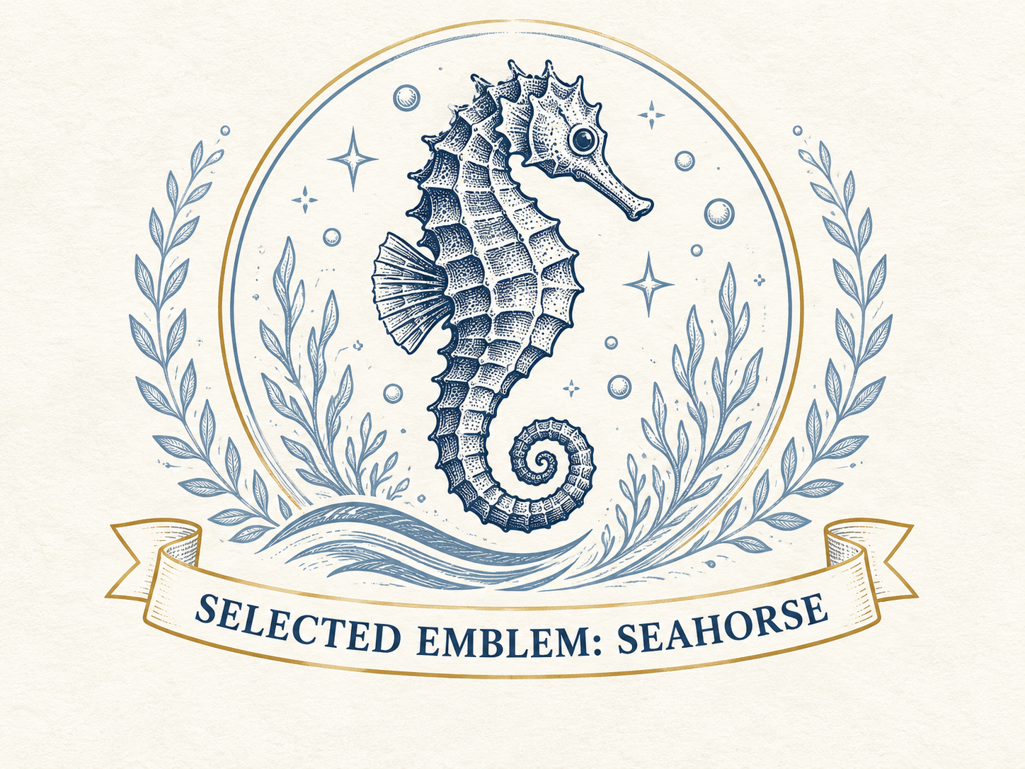 Seahorse emblem
